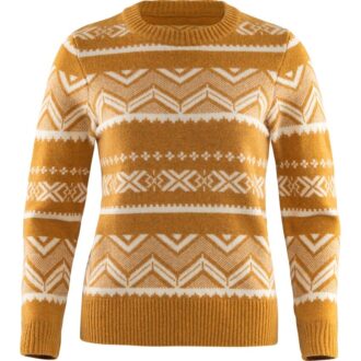 Greenland Re-Wool mönstrad stickad tröja