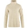 Ovik Cable Knit Roller Neck W Ovik Cable Knit Roller Neck W