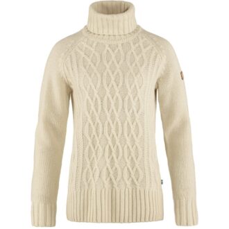 Ovik Cable Knit Roller Neck W Ovik Cable Knit Roller Neck W