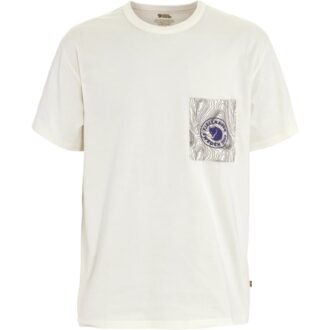 T-shirt med logoficka M
